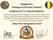 AFMS TRADOC ACCREDITATION